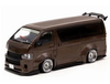 【616toys】TARMAC WORKS 1/43 豐田 Hiace Widebody (棕)