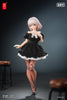 616toys® 2609預購・蝸之殼 真絲材質泡泡袖連衣裙(黑色) 1/12 機娘通用 不含本體 1230