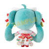 616toys®2612預購・角川 初音未來×招財貓 らっす 原畫 初音未來 白貓 Q版站姿布偶 0902